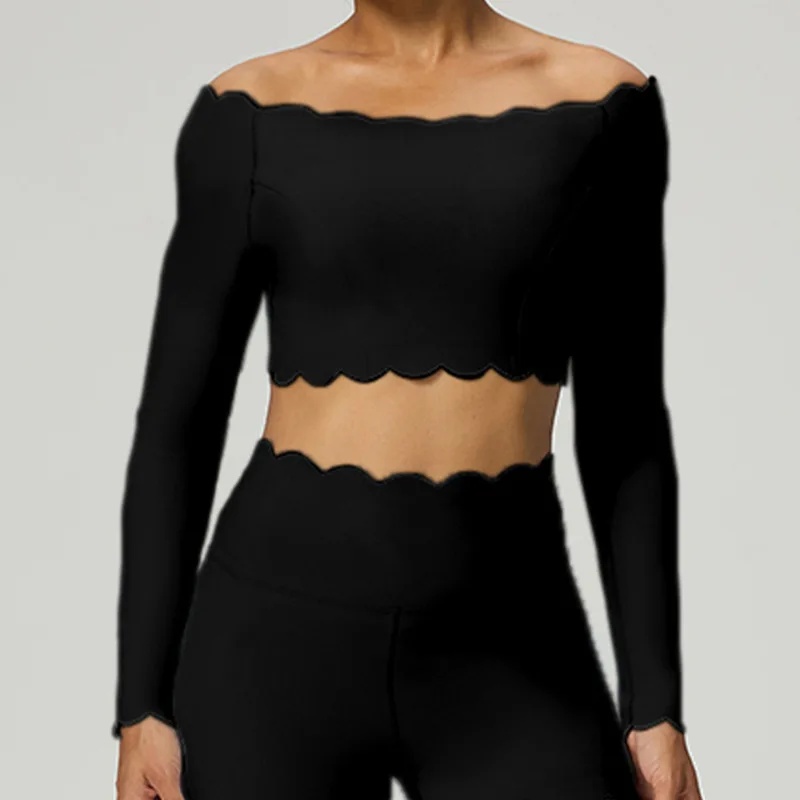 Lace Long Sleeve Top Compressi - Pilates Yoga One review and price
