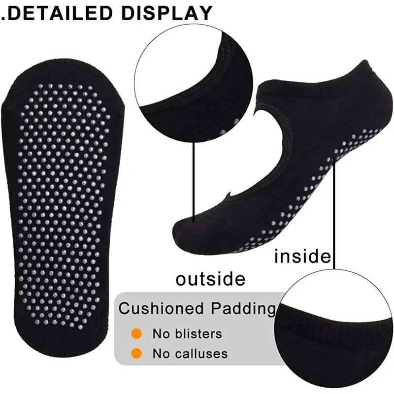 1-3pairs Backless Non-slip Fit - Pilate Yoga Workout review and price