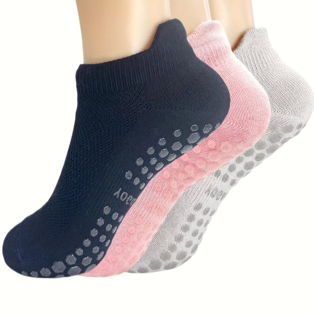 3 pairs of women's yoga socks, - Medias Para Pilates Y Yoga review and price